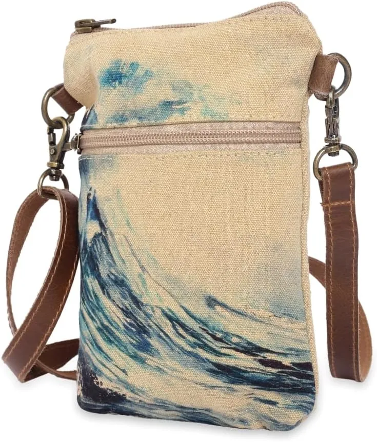 Great Wave - Wristlet Wallets for Women, Crossbody Sling Bags, Small Crossbody Purse, Tote Bag, Cell Phone Purse
