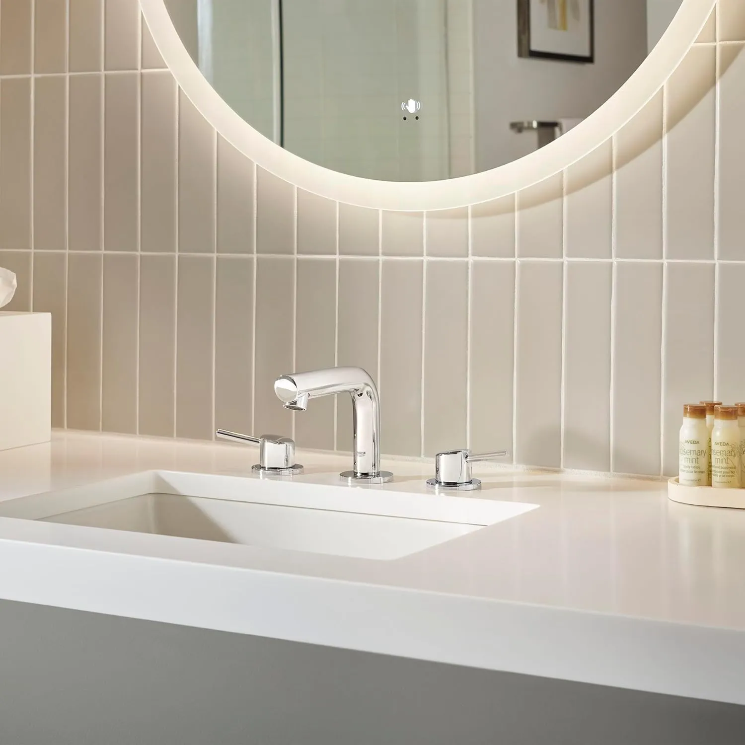 GROHE 20572001 Concetto, 8-inch Widespread 2-Handle S-Size Bathroom Faucet 1.2 GPM, Chrome