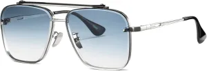 Gtand Fashion Trendy Square Aviator Gradient Sunglasses For Women Men Vintage Metal Sun Glasses