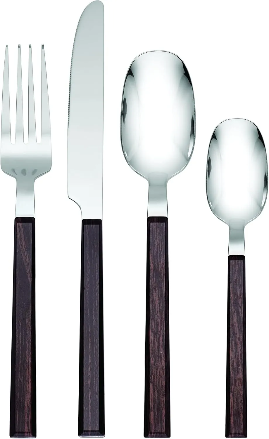 Hampton Forge 894318 Henley Brown 16 Piece Flatware Set