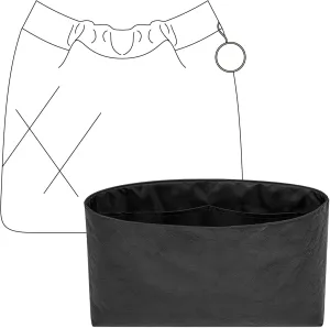 Handbag Organizer Insert for CHANEL 22 Small Handbag, Custom Fit Inside Premium Matte Black Lightweight WaterResistant Purse Insert