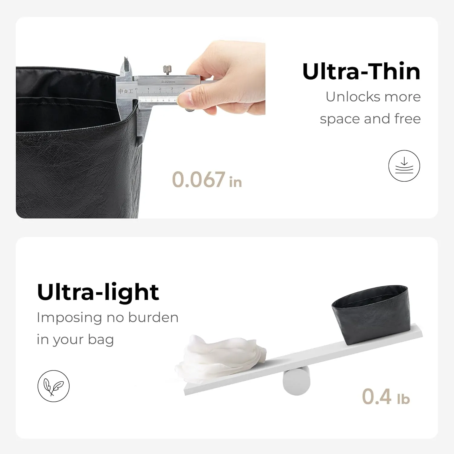 Handbag Organizer Insert for Dior Toujours Small Bag, Custom Fit Inside Premium Matte Black Lightweight WaterResistant Purse Insert with Cup Holder Accessories