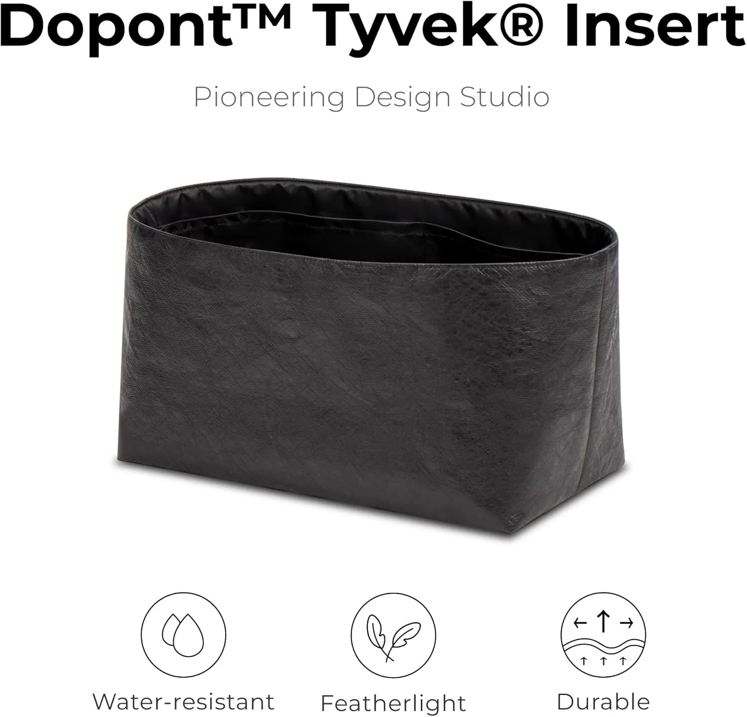 Handbag Organizer Insert for Dior Toujours Small Bag, Custom Fit Inside Premium Matte Black Lightweight WaterResistant Purse Insert with Cup Holder Accessories