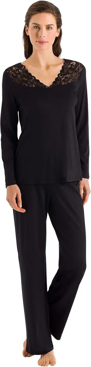 HANRO Women's Moments Long Sleeve Pajama Set