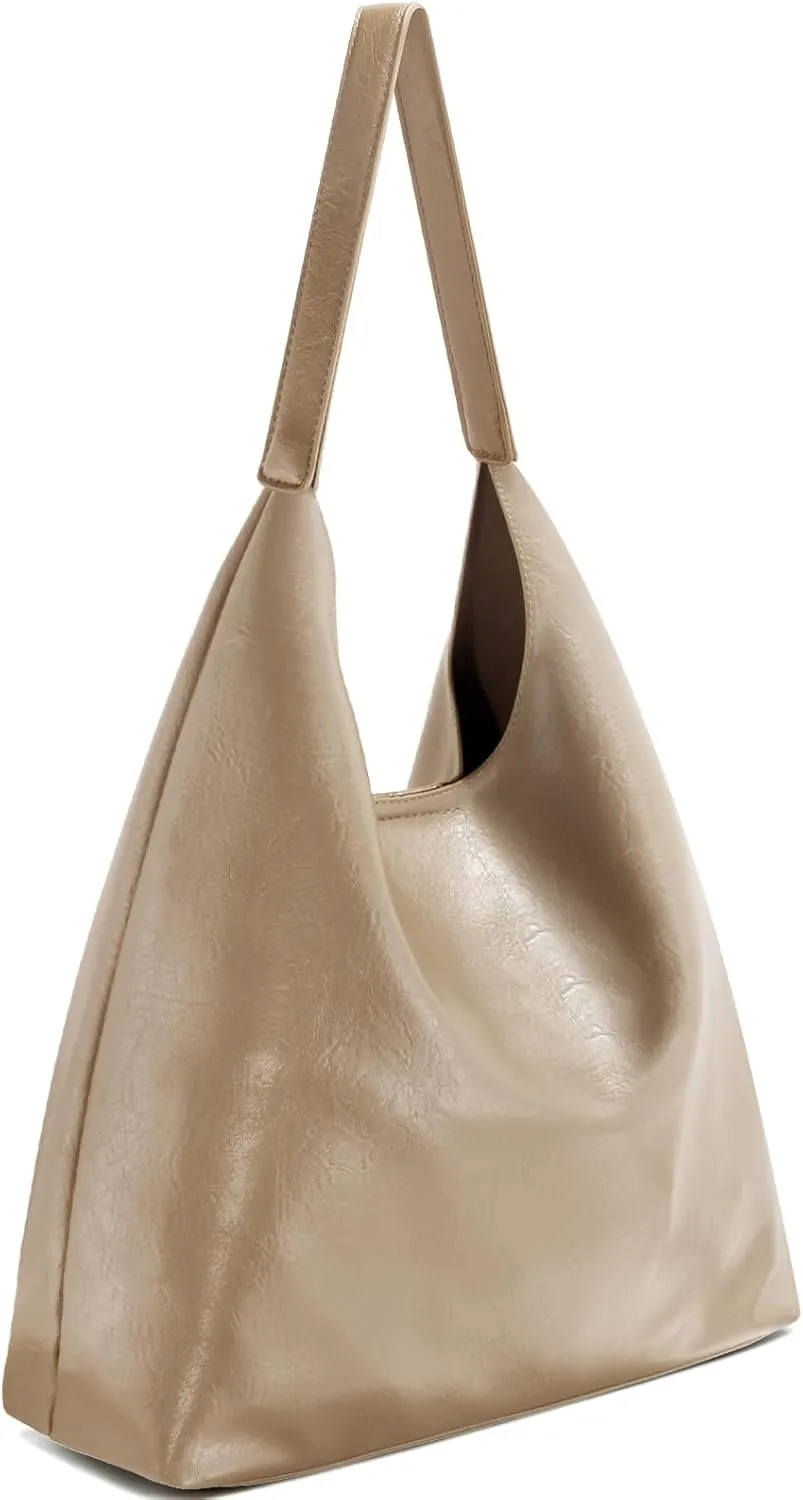 Hobo Tote Bag for Women Slouchy Bags with Small Purse, Designer Handbags for Women Large Capacity Shoulder Bag