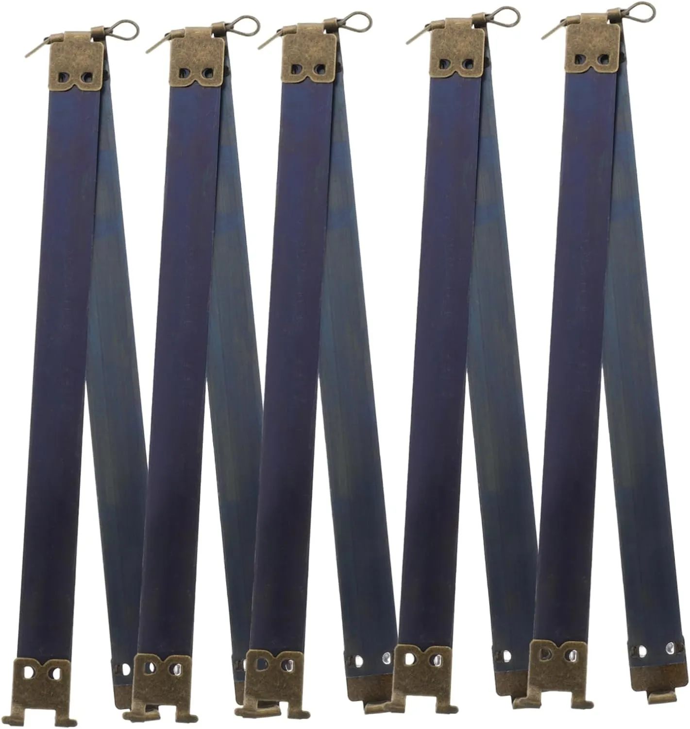 Hohopeti DIY Purse Frame 10pcs Metal Internal Frame Flex for Handbag Crafting and Bag Making