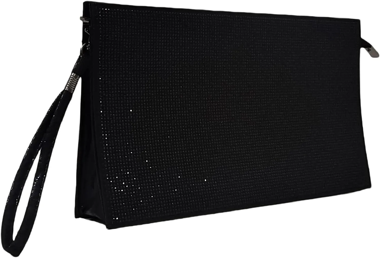 HUANG ZHUANG Large Wristlet Handbag for Women Evening Bags Envelope Clutches Purses with Rhinestones Party Prom Handbag