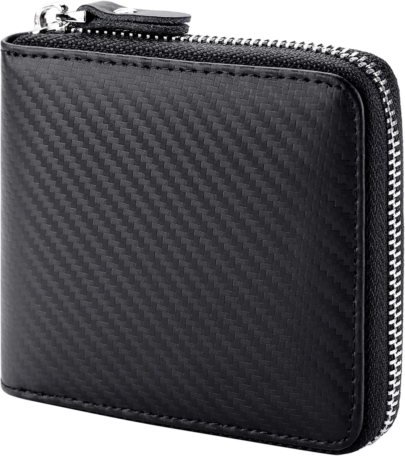 Huztencor Zipper Wallet Men RFID Blocking Leather Bifold Credit Card Wallets (FBA)