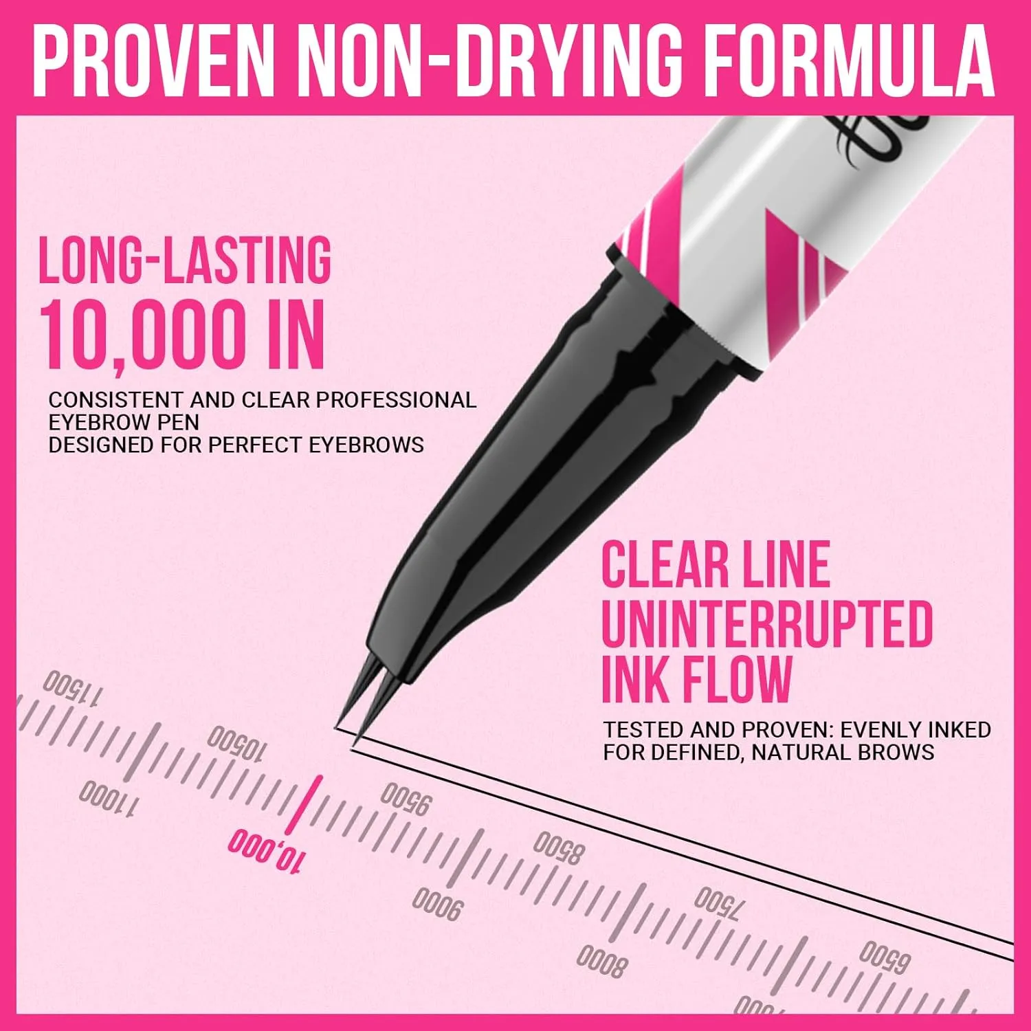 iMethod Curved Eyebrow Pen - 2-in-1 Dual-Ended Microblading Eyebrow Pencil with Curved Tip and Precise Brush-Tip, Brow Pen for Natural Hair-Like Brows, Lasts All-Day, Blonde