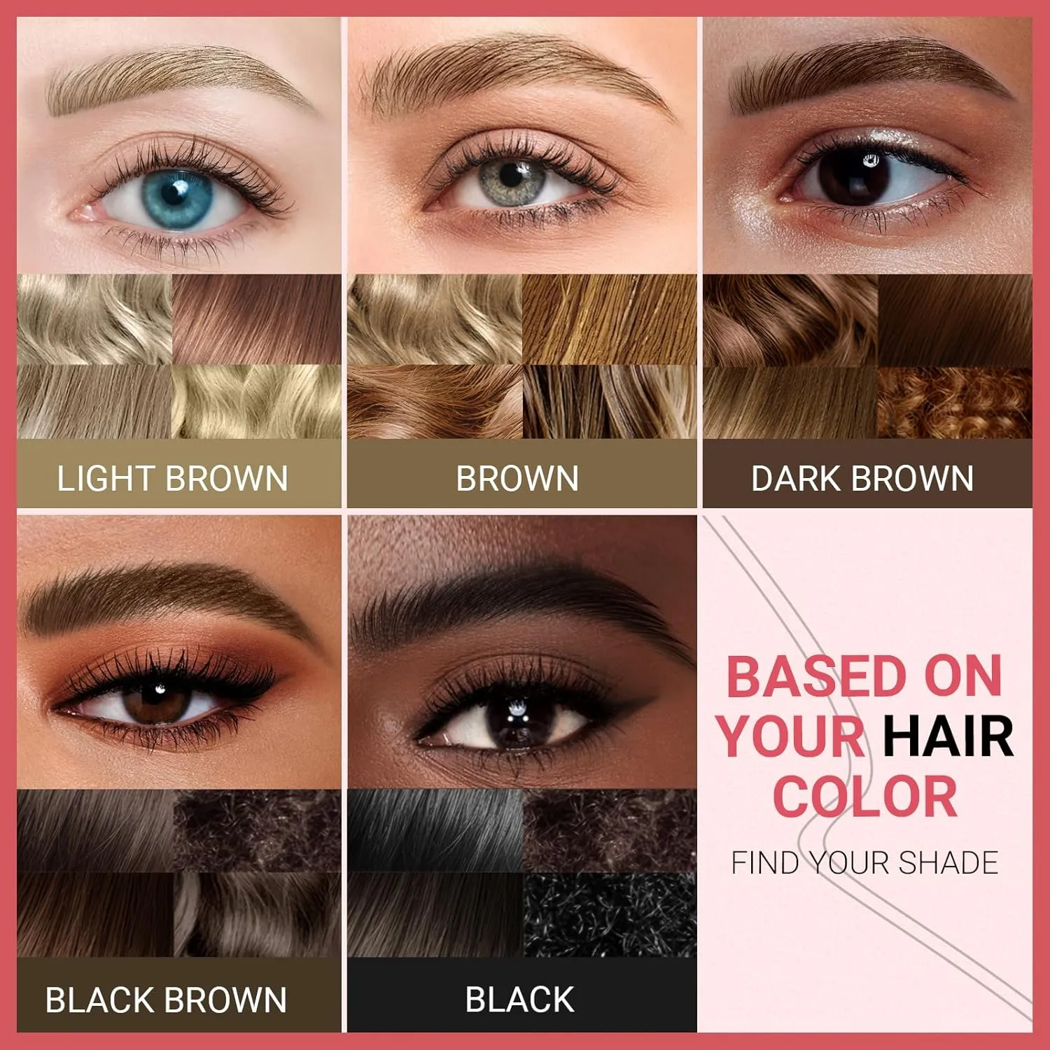 iMethod Curved Eyebrow Pen - Eyebrow Pencil, Brow Pencil 2-in-1 Dual-Ended Microblading Eyebrow Pen with Micro-Fork-Tip and Precise Brush-Tip Create Natural Hair-Like Brows, Last All-Day, Dark Brown