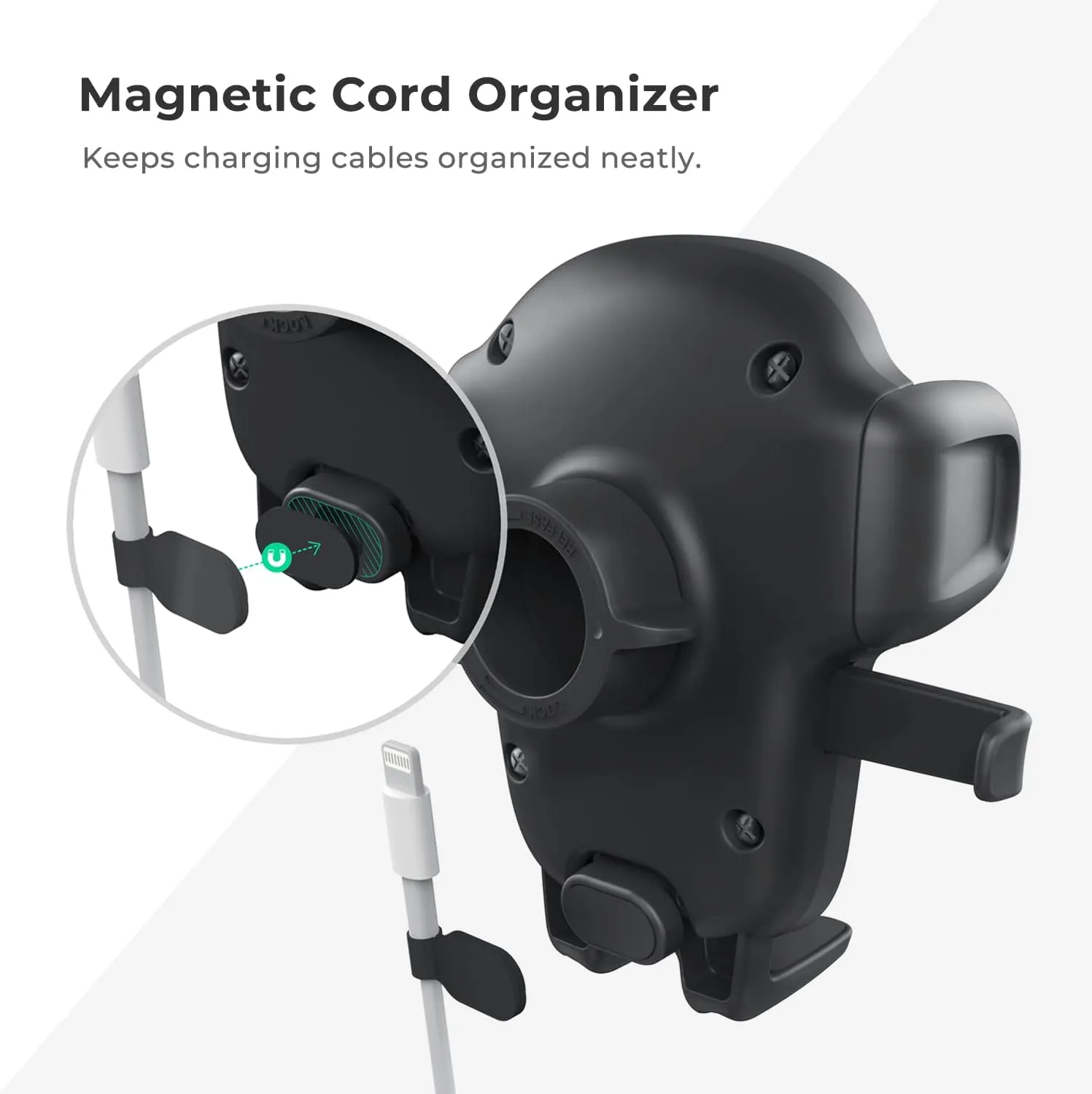 iOttie Easy One Touch Signature Air Vent & Flush Mount Combo - Universal Car Mount Phone Holder for iPhone, Google, Samsung, Moto, Huawei, Nokia, LG, and all other Smartphones