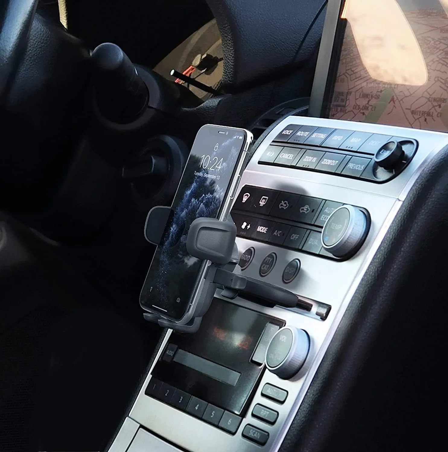 iOttie Easy One Touch Signature CD Slot Mount - Universal Car Phone Holder for iPhone, Google, Samsung, Moto, Huawei, Nokia, LG, and all other Smartphones