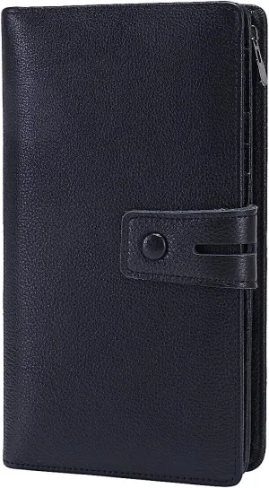 Itslife Womens Wallet,Large Capacity RFID Blocking Leather Wallets Credit Cards Organizer Ladies Wallet with Checkbook Holder