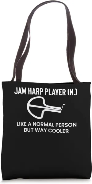 Jaw Harp Player Definition Tote Bag