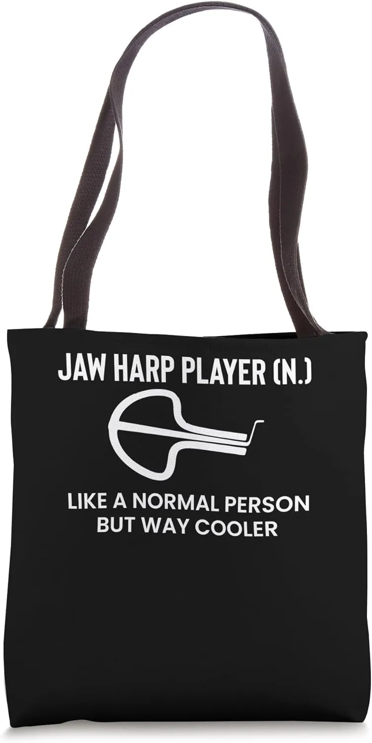 Jaw Harp Player Definition Tote Bag