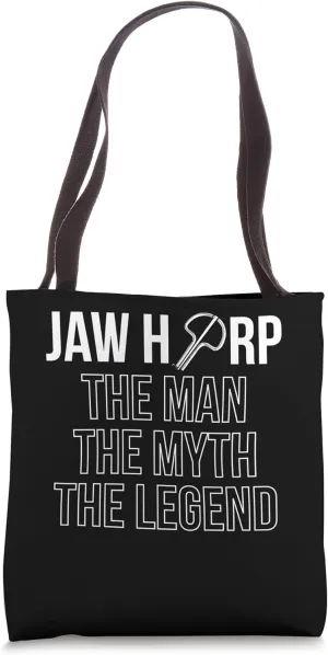 Jaw Harp The Man The Myth The Legend Tote Bag