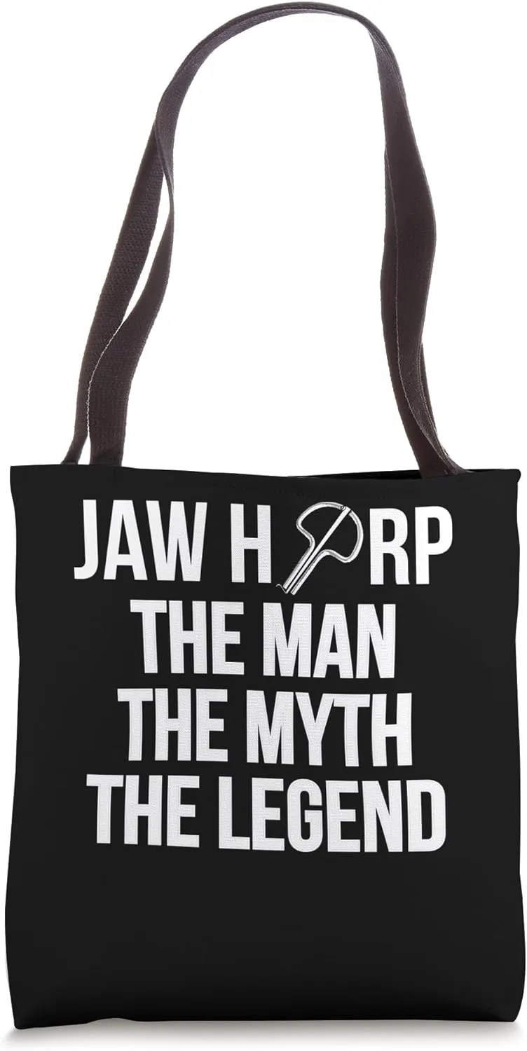 Jaw Harp The Man The Myth The Legend Tote Bag