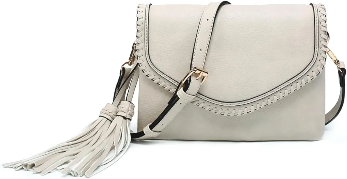 JEN & CO. Sloane Vegan Leather Crossbody Bags Envelope Style Clutch Purses Shoulder Handbag Wallets for Women
