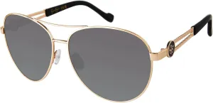Jessica Simpson Women's J5596 Classic Metal Aviator Pilot Sunglasses with UV400 Protection