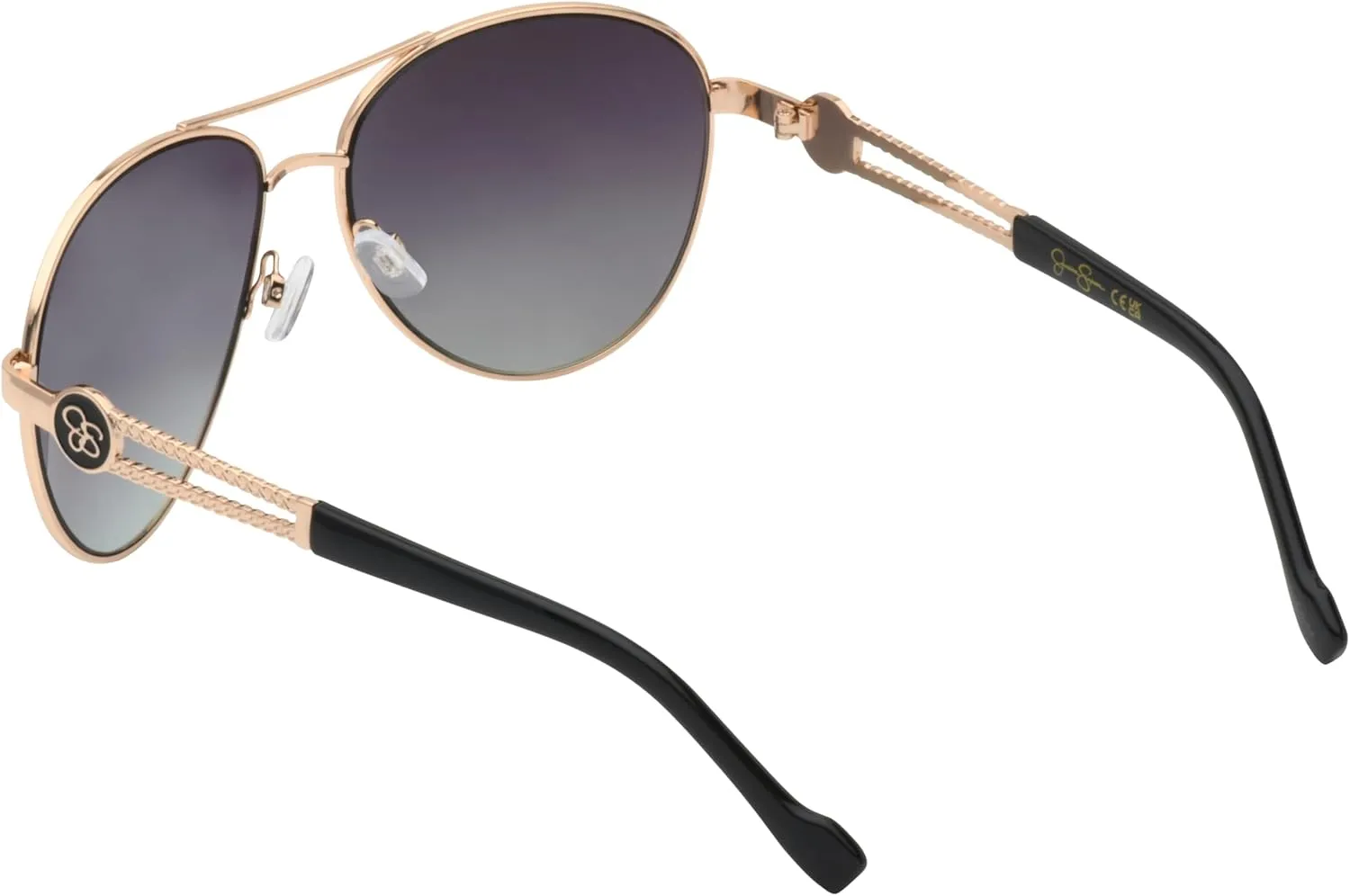 Jessica Simpson Women's J5596 Classic Metal Aviator Pilot Sunglasses with UV400 Protection