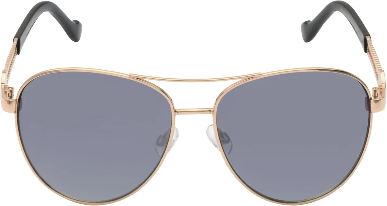 Jessica Simpson Women's J5596 Classic Metal Aviator Pilot Sunglasses with UV400 Protection