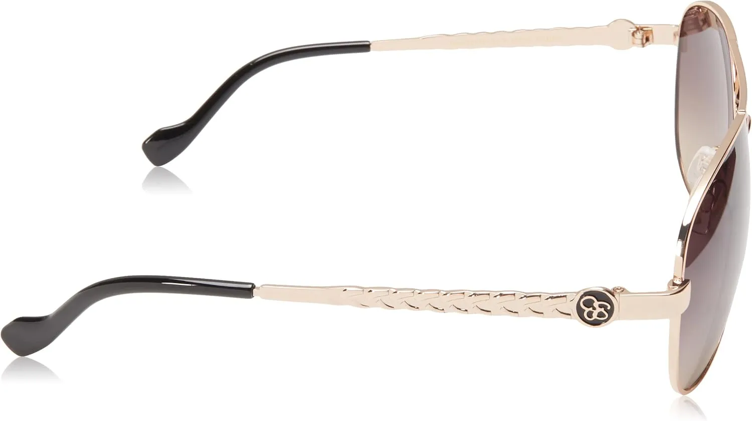 Jessica Simpson Women's J5702 Elegant Metal Aviator Pilot Sunglasses with UV400 Protection