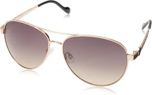 Jessica Simpson Women's J5702 Elegant Metal Aviator Pilot Sunglasses with UV400 Protection