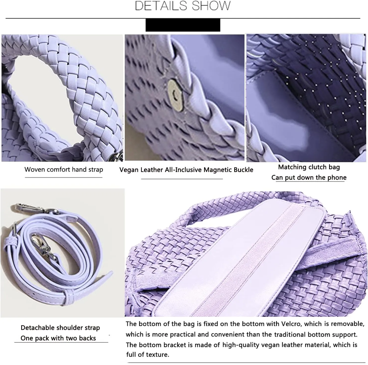 JINMANXUE Small Hand Woven Handbags for Women Shoulder Crossbody Bag Purses Cassual Top Handle Bags Hobo Curved Tote Bag