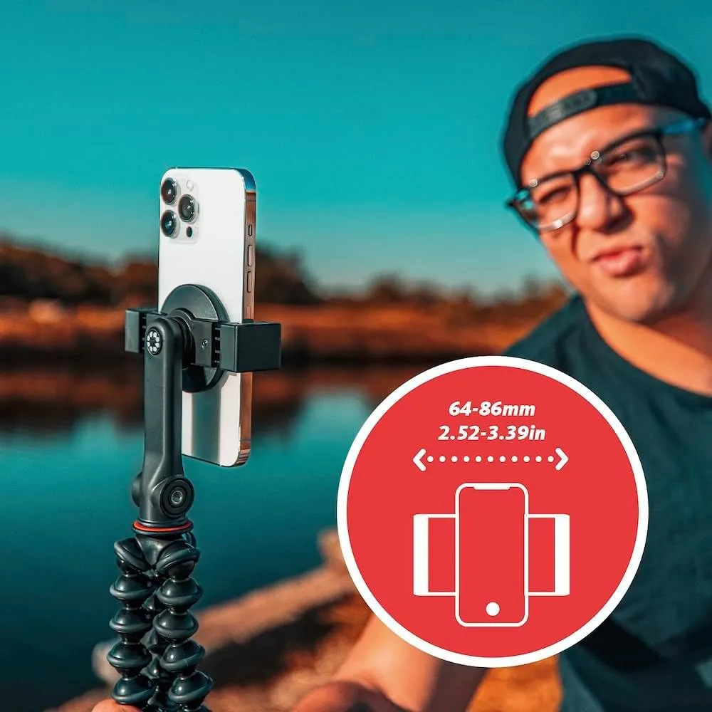 JOBY MagSafe GripTight Mount, Super Fast Phone Holder, Mobile Phone Holder, Phone Accessories, Compatible with iPhone 12, 13 and 14