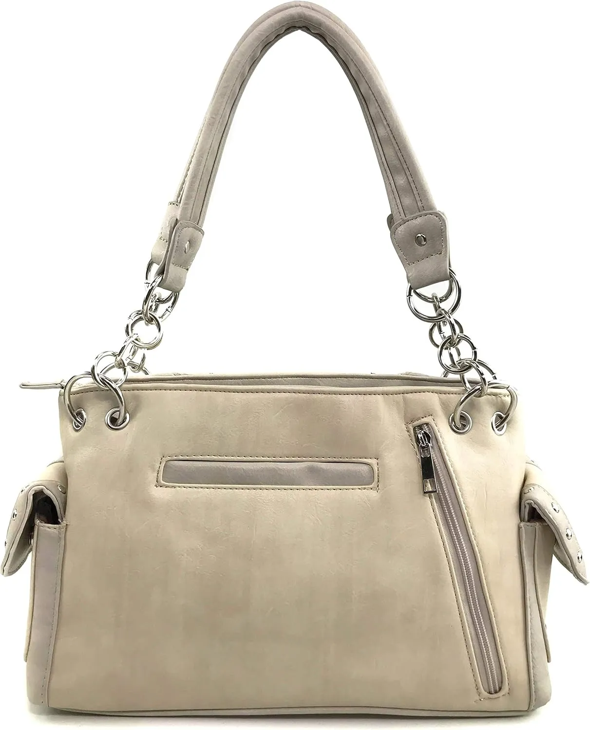Justin West Cross Angel Wings Concealed Carry Handbag Purse Crossbody Messenger Bag and Wallet