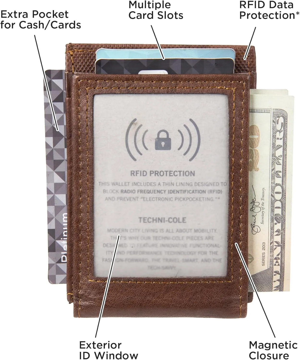 Kenneth Cole REACTION Men's RFID Front Pocket Wallet