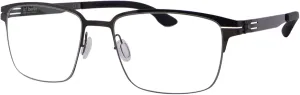Kenny Eyeglasses Gunmetal Full Rim Square Shape 53mm