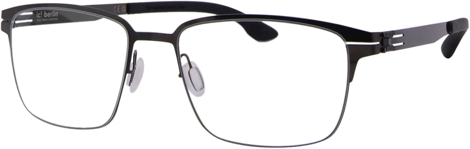 Kenny Eyeglasses Gunmetal Full Rim Square Shape 53mm