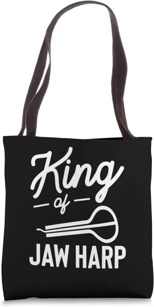 King Of Jaw Harp Player Tote Bag