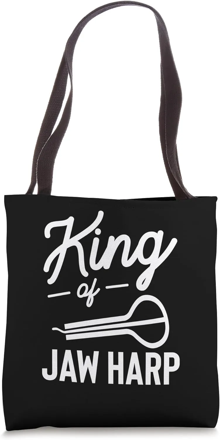 King Of Jaw Harp Player Tote Bag
