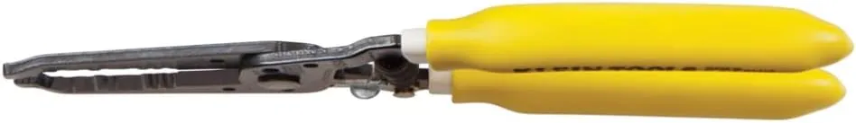 Klein Tools K1412 Wire Cutter / Stripper, Made in USA, Dual NM Cable Stripper and Cutter for Solid Copper, Strips 12 and 14 AWG