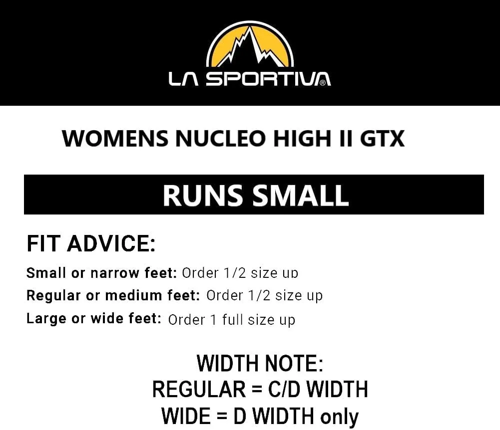 La Sportiva Womens Nucleo High II GTX Waterproof Hiking Boot