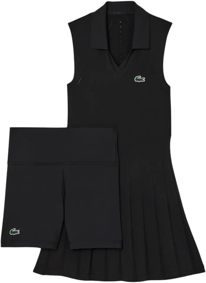Lacoste womens Sport Stretch Tennis Dress and Shorts