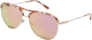 L.A.M.B. Gwen Stefani LA575 Women's Aviator Sunglasses, Rose Gold, 57 mm, UV400 Protection