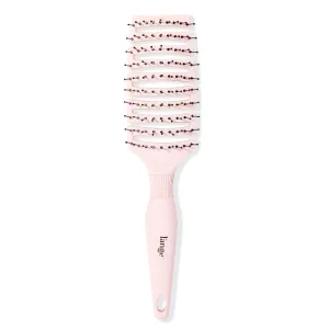 L'ANGE HAIR Siena Flexi Curved Vented Hair Brush | Detangle Brush with Nylon Bristles | Best Brush for Tangles and Knots | Ideal Brush for Men and women | Flexible Vented Hair Brushes for Airflow