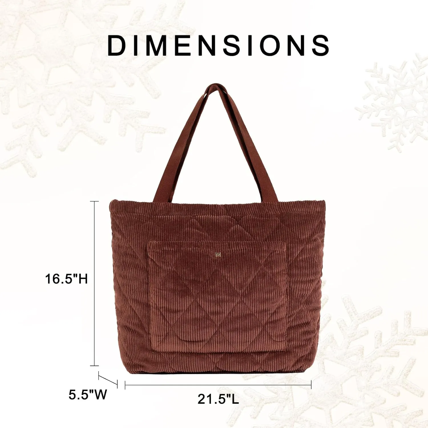 Large Tote Bag for Women, Corduroy Tote Bags Women Travel Bags Handbags Shoulder Bag for Gym, Work, Travel