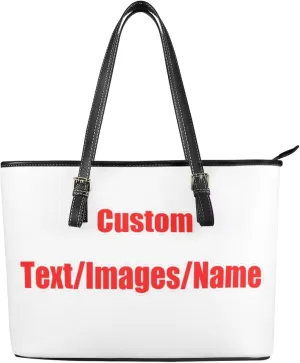 Large Tote Bag for Women Work with Zipper Pu Leather Ladies Saddle Bag Travel Handbag Waterproof Top Handle Purse