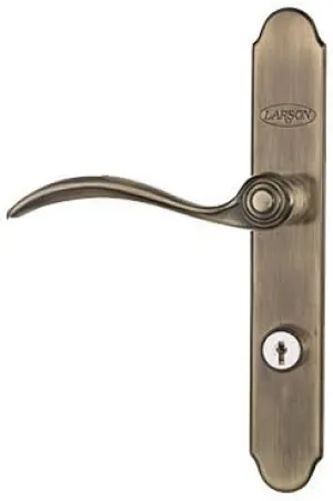 Larson® 20297820 Quickfit™ Keyed Handleset, Antique Brass