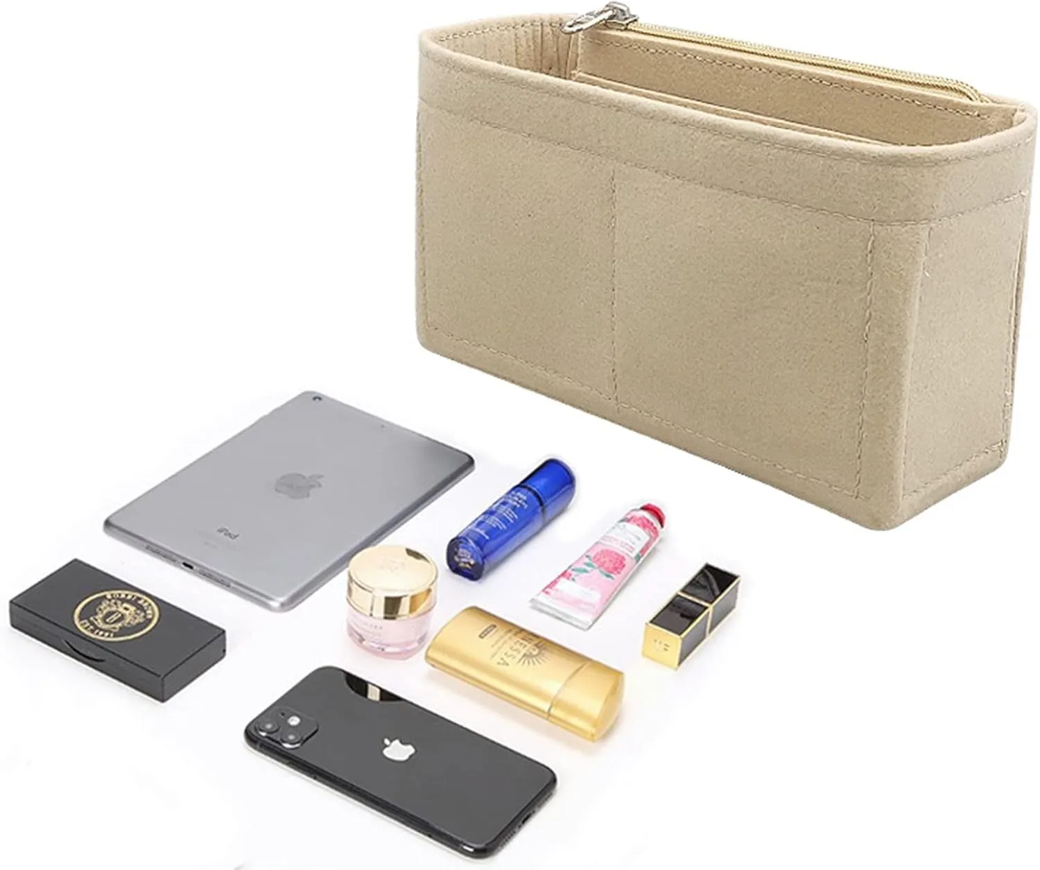 Lckaey Purse Organizer Insert for Chanel bag organizer insert reissue mini bag organizer 2001black-XS