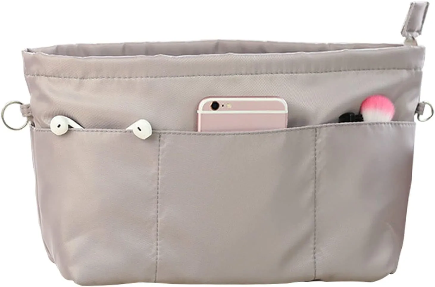 Lckaey purse organizer insert for neverfull gm mm graceful pm insert on the go purse organizer 3055grey-XS