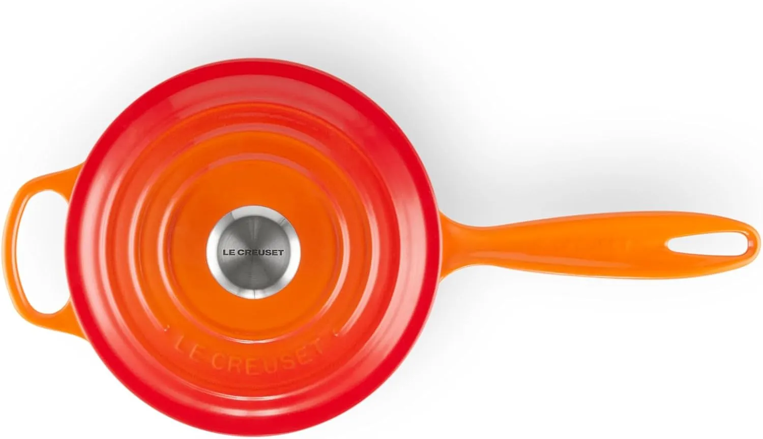 Le Creuset Enameled Cast Iron Signature Saucepan, 2.25 qt., Flame