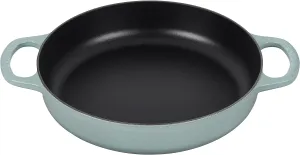 Le Creuset Signature Cast Iron Everyday Pan, 11", Sea Salt