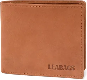 LEABAGS Springfield Genuine buffalo leather wallet I Purse I 4x3,5x0,7 inch