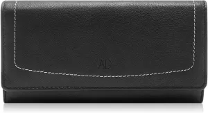 Leather Clutch RFID Wallets For Women - Big Womens Wallet Accordion Purse Organizer Zip Coin Pouch Gifts For Women
