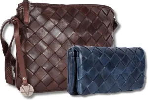 Leather Crossbody bag & Wallets for Women, Wallet for Ladies Zipper Coin Purse